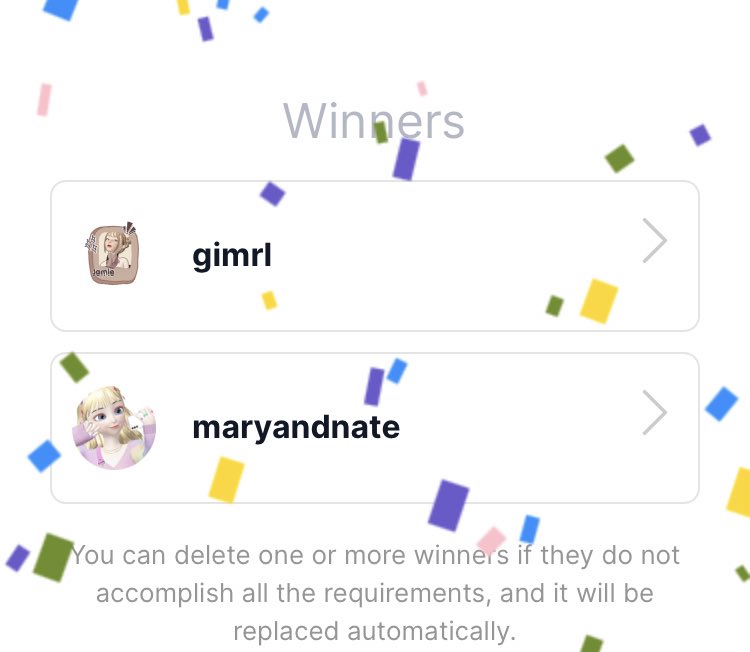 serandeau's tweet photo. Congrats dm aku username zepeto ya @gimrl @maryandnate https://t.co/iOYGdq6pfr