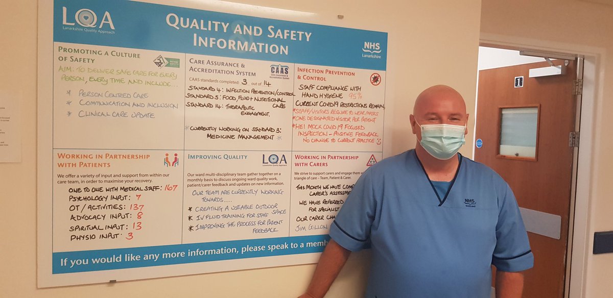 PracticeLd's tweet photo. Blazing a trail for our pilot project, IPCU &amp; Ward 3 (UHW) first months data collation completed and displayed. Focus on measuring what matters @karenmc369 @TrudiMarshall1 @TracyCoyle17 @MaryGilfillan9 @marjoriemcgint1 @JaneMimnaugh @GIrene2021 #qualityandsafety #patientcare https://t.co/oQgN7Ohe50