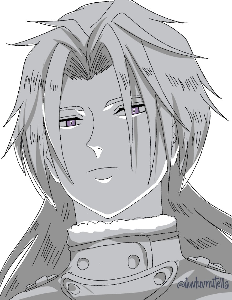 just tried to draw Nozel without his braid and whole hair down 🙈 it doesn't even look like him 😆 ion think he'll remove his braid, it's part of him and his character, it won't be Nozel anymore without it. 😌💜
#ノゼルシルヴァ
#ブラッククローバー
#BlackClover