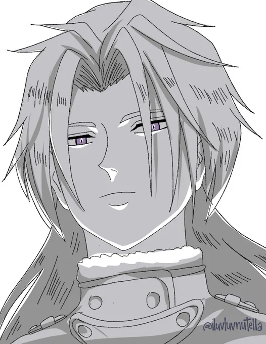 just tried to draw Nozel without his braid and whole hair down 🙈 it doesn't even look like him 😆 ion think he'll remove his braid, it's part of him and his character, it won't be Nozel anymore without it. 😌💜
#ノゼルシルヴァ
#ブラッククローバー
#BlackClover 