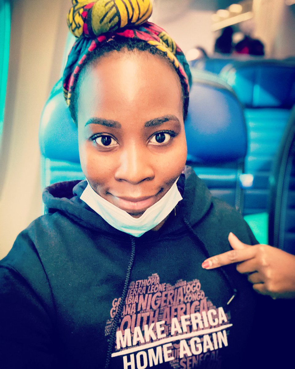 mynomadlyfe's tweet photo. It’s Blaxit day!!! Finally making my move to Ghana! 🇬🇭 I am so excited for new opportunities, experiences, and personal/spiritual growth. Stay tuned! 🌍 
 
🏷 Get your Make Africa Home Again apparel at https://t.co/f9AQOOusZX
 
#repatriation #travelafrica #blaxit #africandiaspora https://t.co/9eTNjtrY4q