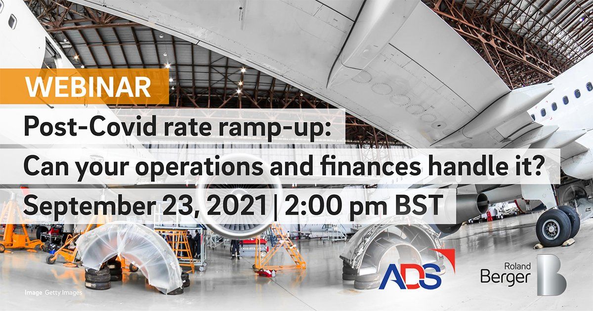 Please register to join us as Roland Berger and Rothschild team up with ADS to deliver our combined thoughts on the topic, along with views on valuation and M&amp;A, on September 23, 2021, at 2:00 pm BST!

buff.ly/3mri5sv