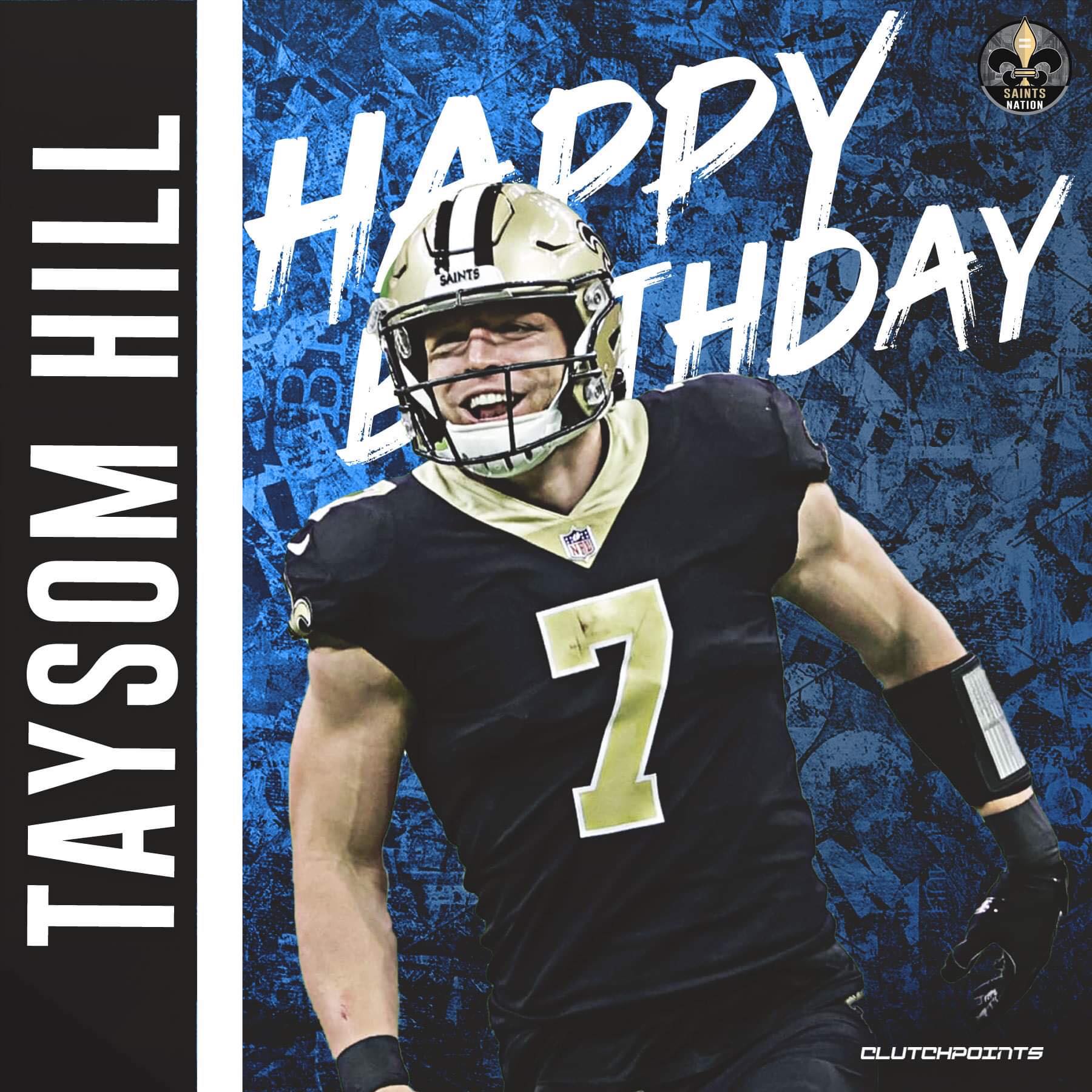 Saints Nation, join us in wishing Taysom Hill a happy birthday! 