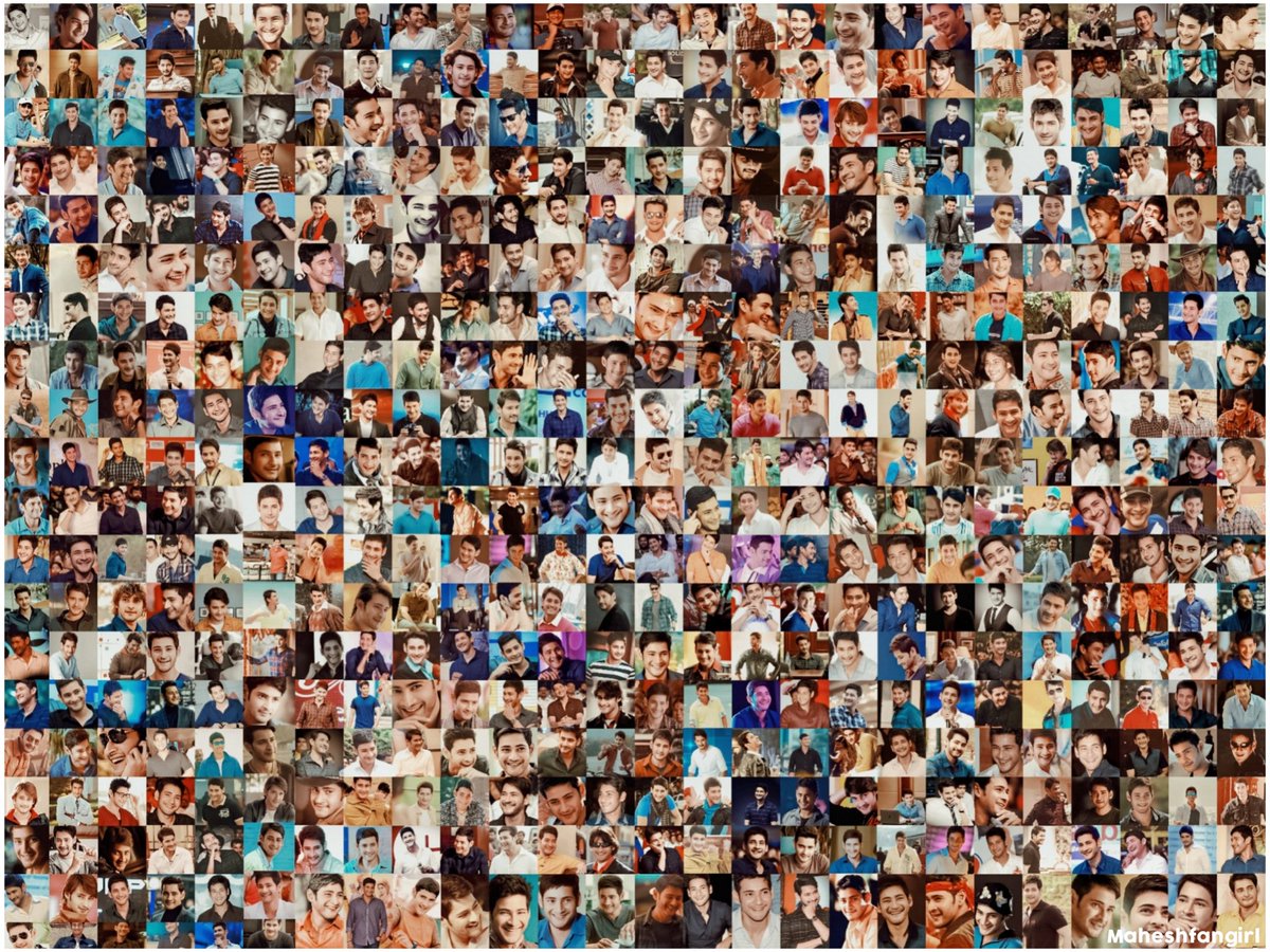 Maheshfangirl's tweet photo. 500 Reasons to SMILE 💙!! 
All his 500 Smiles 😻
@urstrulyMahesh 
It's my 500th post on Instagram 💫 https://t.co/hGjmIlyEOp