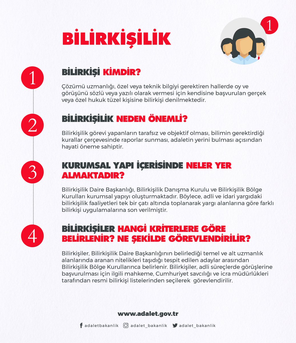 adalet_bakanlik's tweet photo. Türkiye genelinde 65 temel uzmanlık, 737 alt uzmanlık alanında 48.453 bilirkişi; adaletin tecellisine hizmet etmek için çalışıyor. https://t.co/exOgk3wiFT