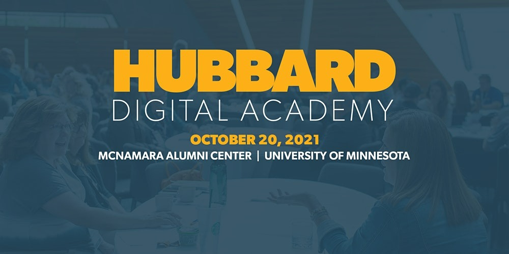 Hubbard Digital Academy is BACK! Register for a GREAT day full of keynotes, breakout sessions, and networking. 

Use limited code ThinkGreat50 for 50% off your ticket! Register Here: bit.ly/3ghxoQY