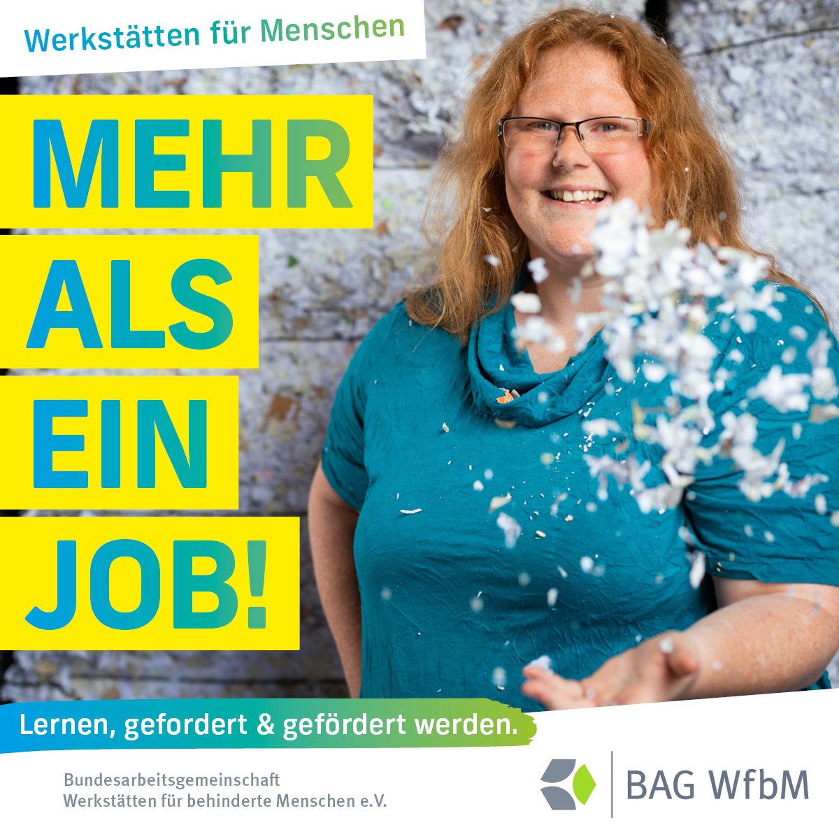 BWMK's tweet photo. Schon reingeschaut? Unter dem Motto "Mehr als ein Job!" findet Ihr wichtige Infos zu den Menschen und ihrer Arbeit in Werkstätten!
https://t.co/eGcyYf39Kf
#bagwfbm #vielfalt #inklusion https://t.co/3DRDOGibYu