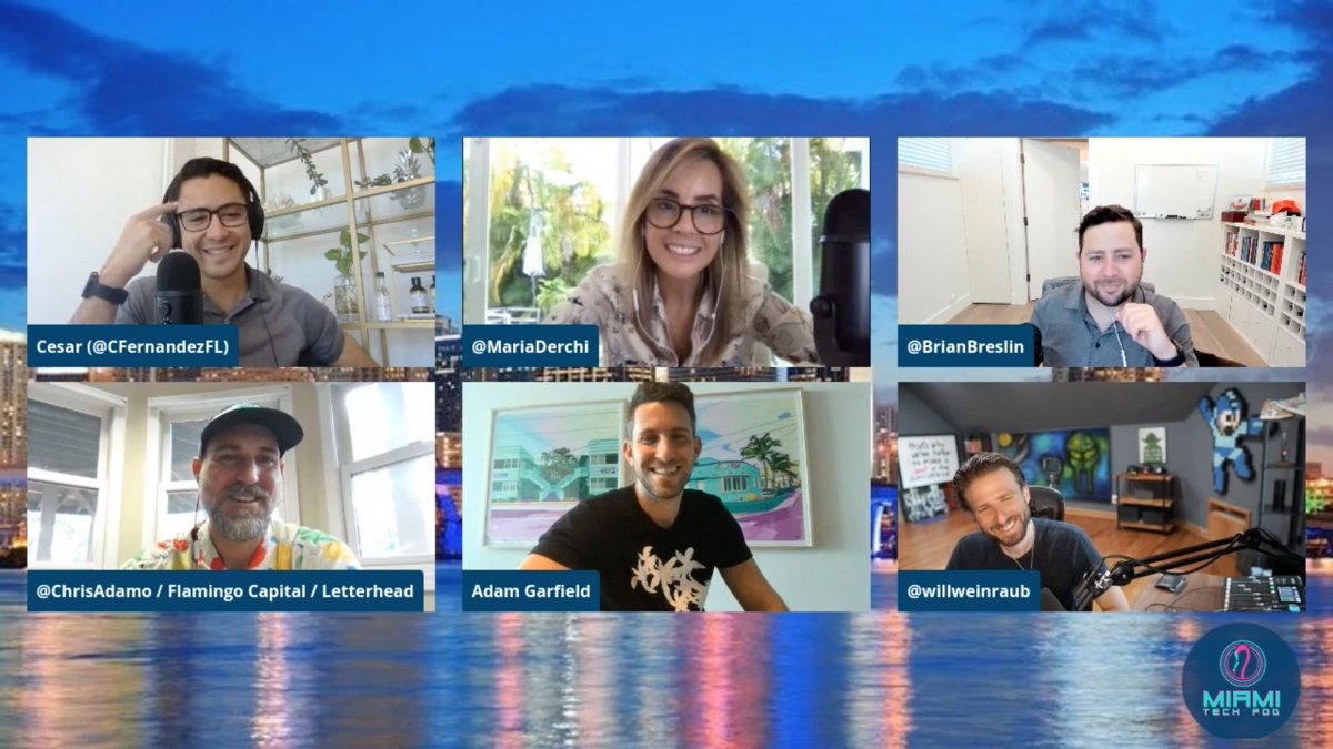 The #MiamiTech Pod (@miamitechpod) on Twitter photo ⚡️Episode 32 w/ the guys from <a href="/FlamingoCap/">Flamingo Capital</a> is live!
- The story behind their new VC syndicate
- The first two deals that they invested in
- How you can contact them for funding
- & more! 👇🌴🚀
🔊: bit.ly/3jaoAOx
📺: bit.ly/3D4gaAh ⚡️Episode 32 w/ the guys from <a href="/FlamingoCap/">Flamingo Capital</a> is live!
- The story behind their new VC syndicate
- The first two deals that they invested in
- How you can contact them for funding
- & more! 👇🌴🚀
🔊: bit.ly/3jaoAOx
📺: bit.ly/3D4gaAh