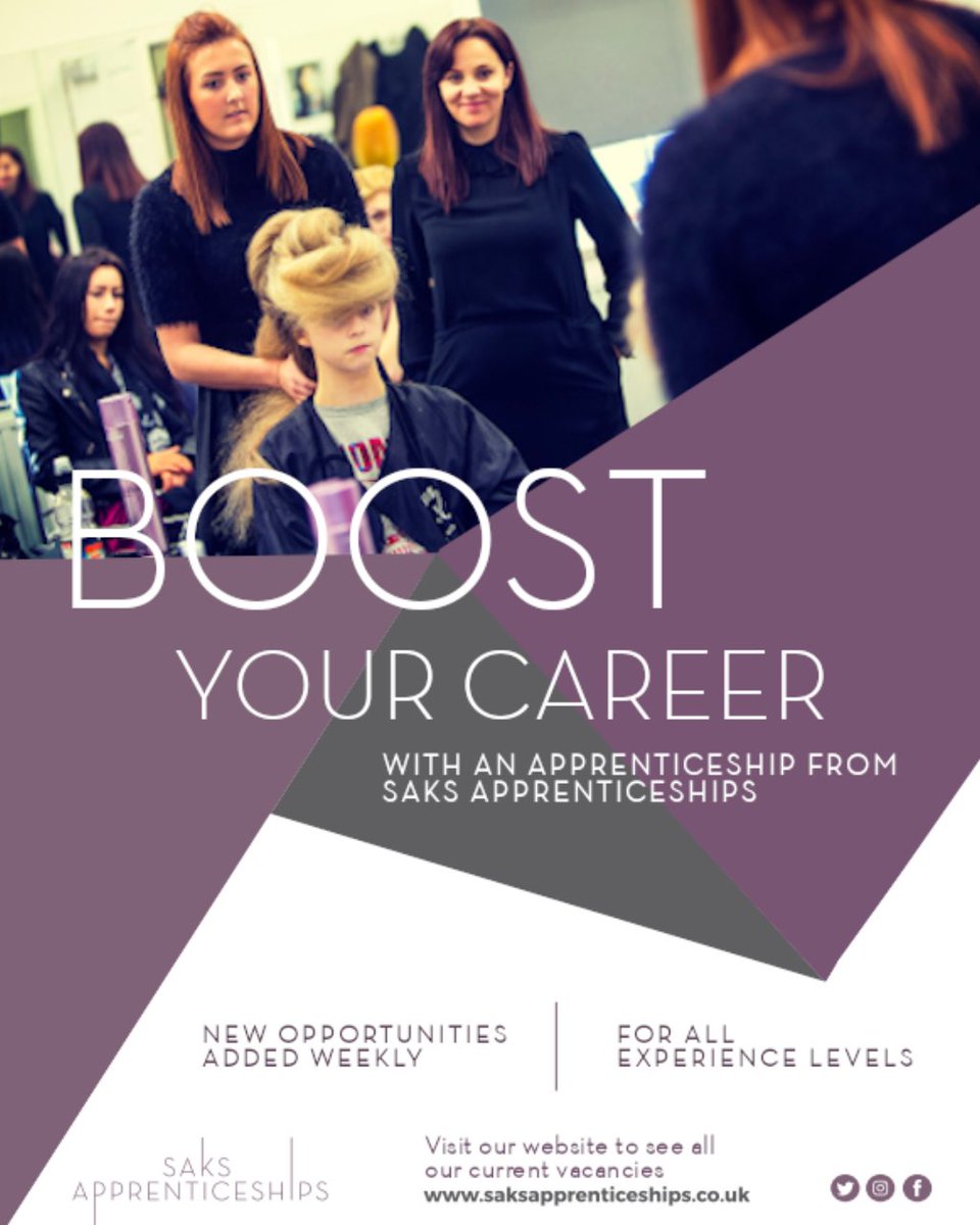 Looking to boost your career? Look no further than apprenticeship offerings from the fantastic @saksapprentice 👀