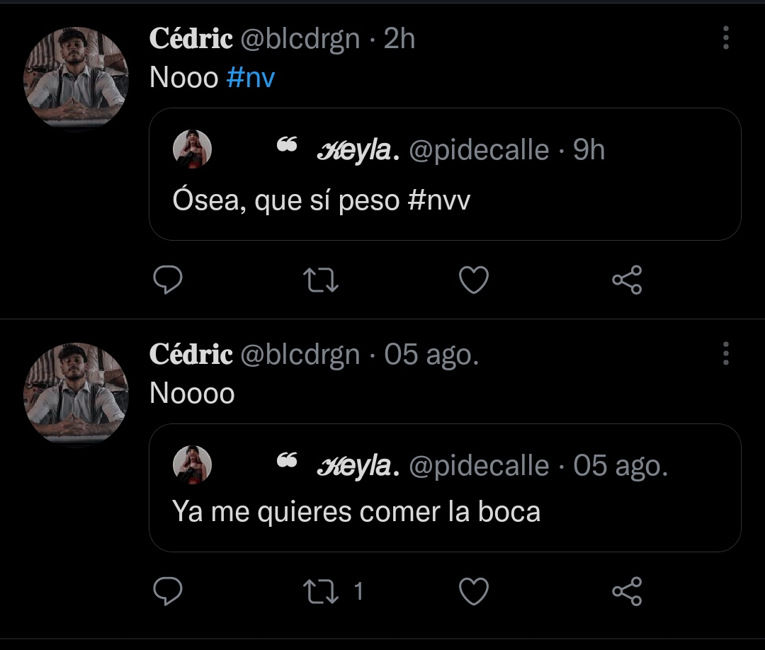 La última vez que dijiste no era siii