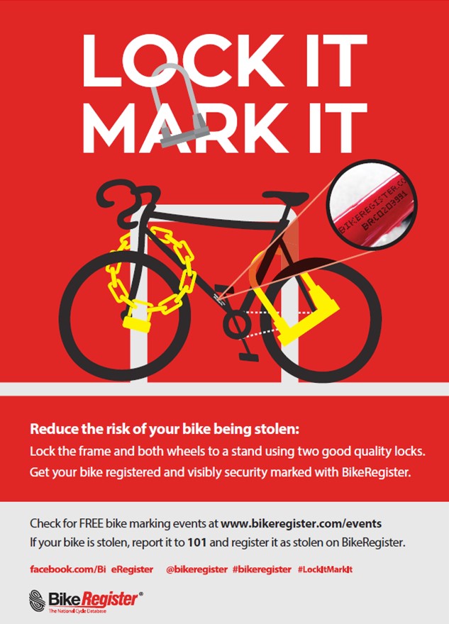 MerPolStHelens's tweet photo. With a rise in theft of pedal cycles, it is especially important to register your push bike for free on https://t.co/qmVf2pFM5k where you can record the frame number and photos of your bike onto the national database.

#BikeRegister #FreeToRegister #StopTheftOfBikes #LockItMarkIt https://t.co/Hw9JcwpbWf
