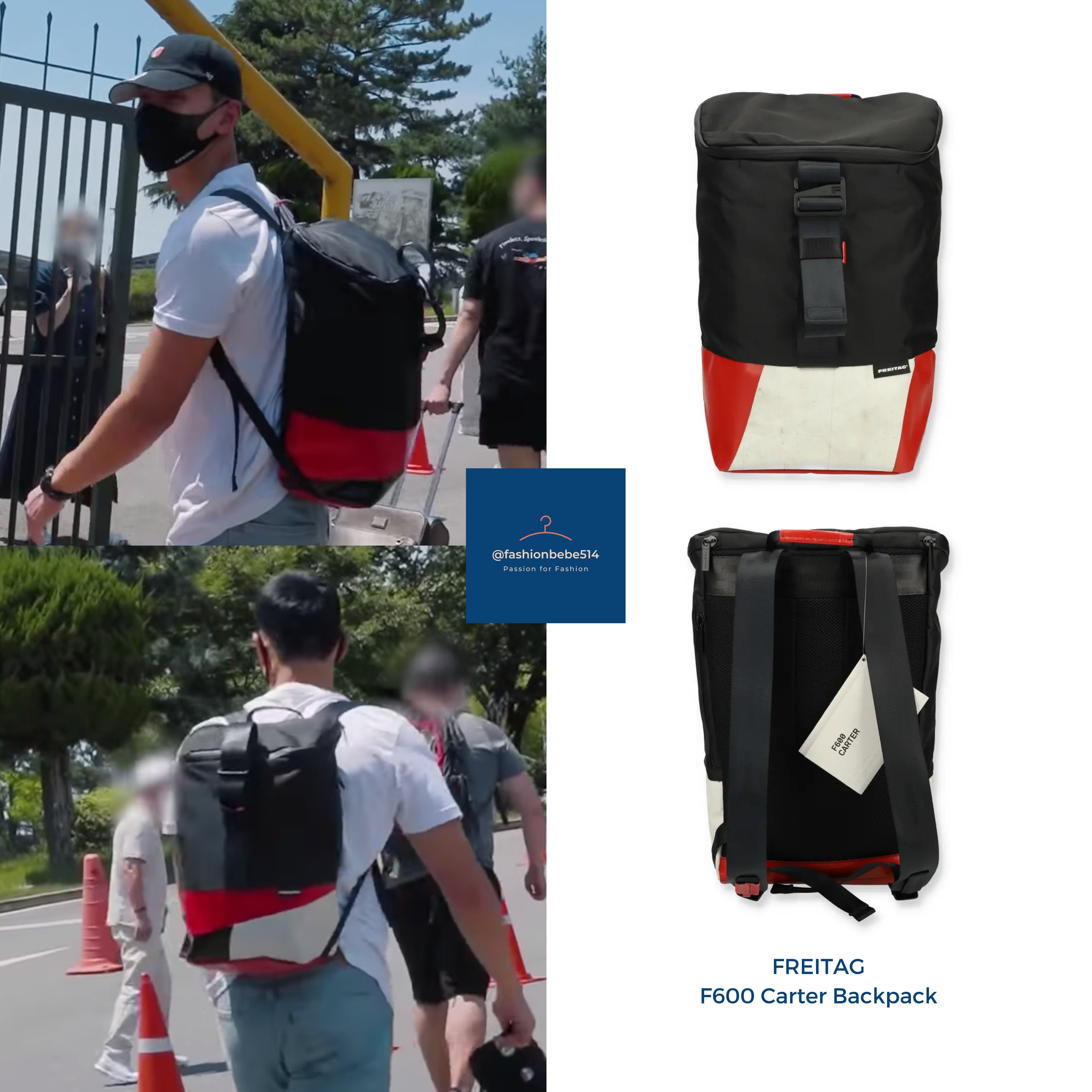 大人気商品 フライターグ freitag F600 CARTER ブラック/ホワイト ...