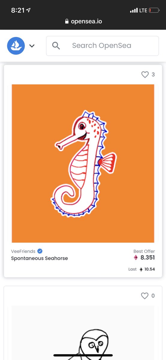 ZenRasta47's tweet photo. @BitAliens scoping out your #wallet trying to pick out my favorite #BitAlien and I happily stumble across a @veefriends #SpontaneousSeahorse #Spontaneity https://t.co/oq4NJOKx05