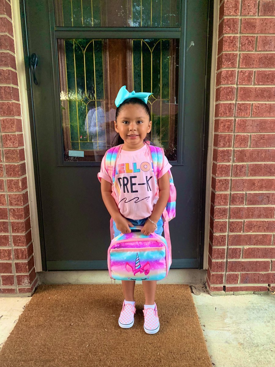 _saddeeeee's tweet photo. 1st Day of Pre-K and this momma is so not okay! 

Mommy can’t wait to hear all about it baby girl! 💗 https://t.co/m0TEQfktd9