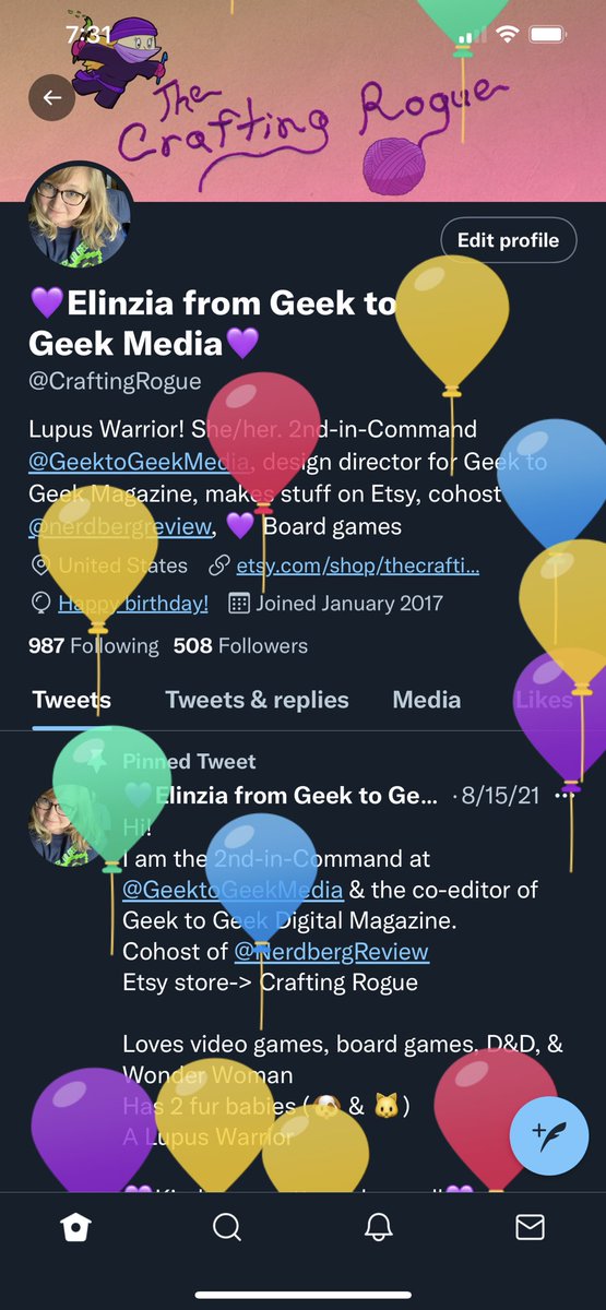 It’s my BALLOON day! 🎈