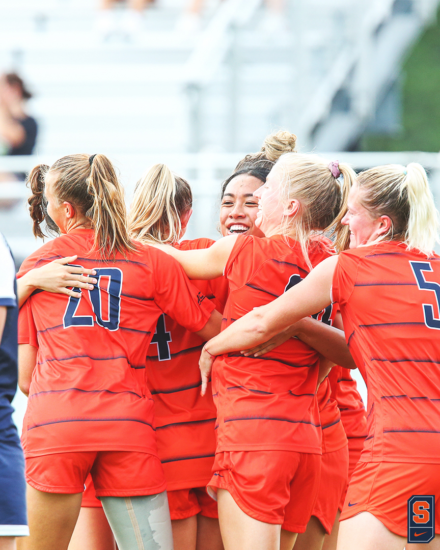 1-0 ✔️

<a href="/CuseWSOC/">Syracuse Women's Soccer</a> opened the 2021 season with 2-0 win over Fairleigh Dickinson. The Orange host Niagara on Thursday at 4 PM.