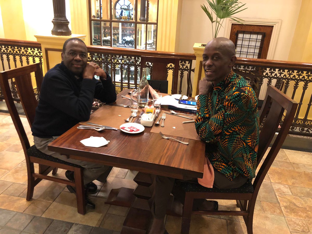 NetoAgostinhoMP's tweet photo. Thank you Cde @WMutunga for hosting me to lunch, and gifting me a read, the works of Tundu Lissu. It is always a pleasure drinking from your cup of wisdom. We invite you to @UGMParty whenever you can spare time. Let us together make change happen, @DrRoselynAkombe @hamisazaja https://t.co/VsQjkJ1iqr
