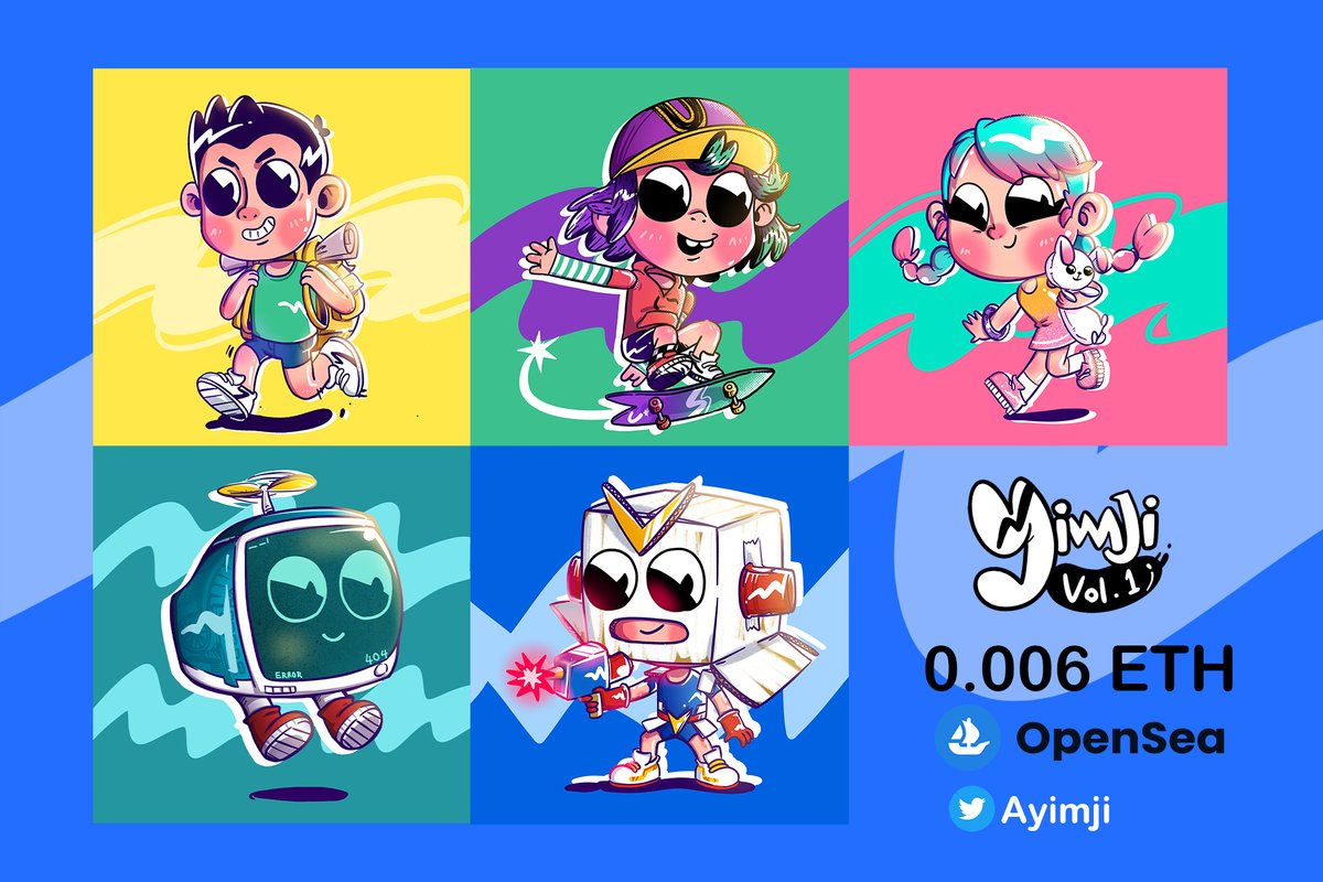 It's time to join the coolest team. 💁‍♂️🙋🙍‍♀️🖥️🤖

Opensea 
opensea.io/collection/ayi…

😊hope you like it
Thank you. 
#nftcollector #NFTcollectibles #NFTartist #NFT #NFTdrops #NFTCommunity  #NFTThai #nftcute   #OpenSeaNFT #NFTs