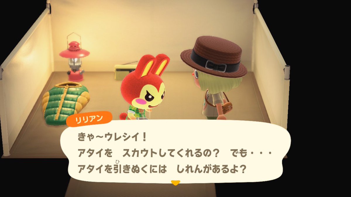 creampuff_coco's tweet photo. ひゃーーー(⸝⸝⍢⸝⸝) ෆ何度離島行っても出会えなかったリリアンちゃんがキャンプに来てくれたあああ♥︎︎∗︎*ﾟ無事勧誘で��たー♥︎︎∗︎*ﾟあえての意地悪顔リリアンちゃん ᕱ⑅︎ᕱ"

#どうぶつの森 #ACNH https://t.co/SX2wotJJO8
