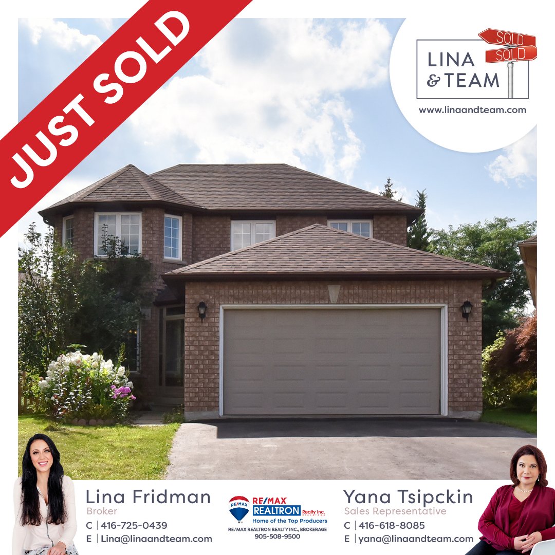 LinaandTeam's tweet photo. 🎉📣SOLD OVER ASKING IN A WEEK!📣🎉
🗺️📍44 Wildflower Dr, #OakRidges, #RichmondHill
👉https://t.co/Oi6h3vj1Kj 👈
#LinaandTeam #WeSellRHill ##GTA #RealEstate #Remax #Realtron #JustSold #TopagentRichmondHill #TopagentGTA https://t.co/3bRLqFtoxG