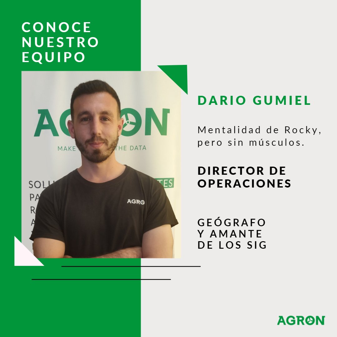 Os presentamos a nuestro COO, Darío Gumiel. Estudió #Geografía y Gestión Territorial, cursó el Master en Planificación, Gobernanza y Liderazgo Territorial y se especializó en el diseño cartográfico y #webgis para representar la realidad de un modo atractivo, simple y veraz. 🌏💻