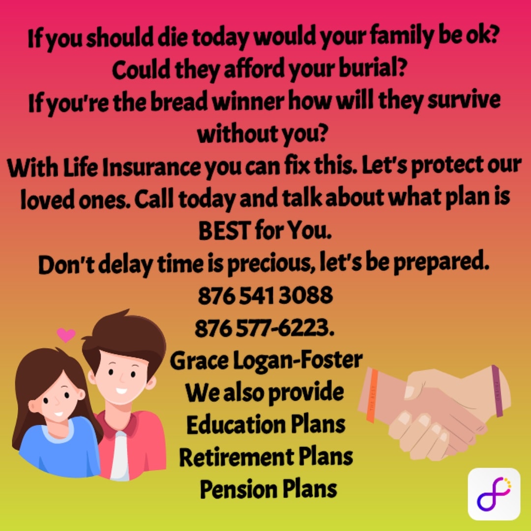 JacksonShekira's tweet photo. #life #lifeinsurance #beprotected #Jamaica #loveyoulife #protectyourfamily https://t.co/7xUYDzR5kc