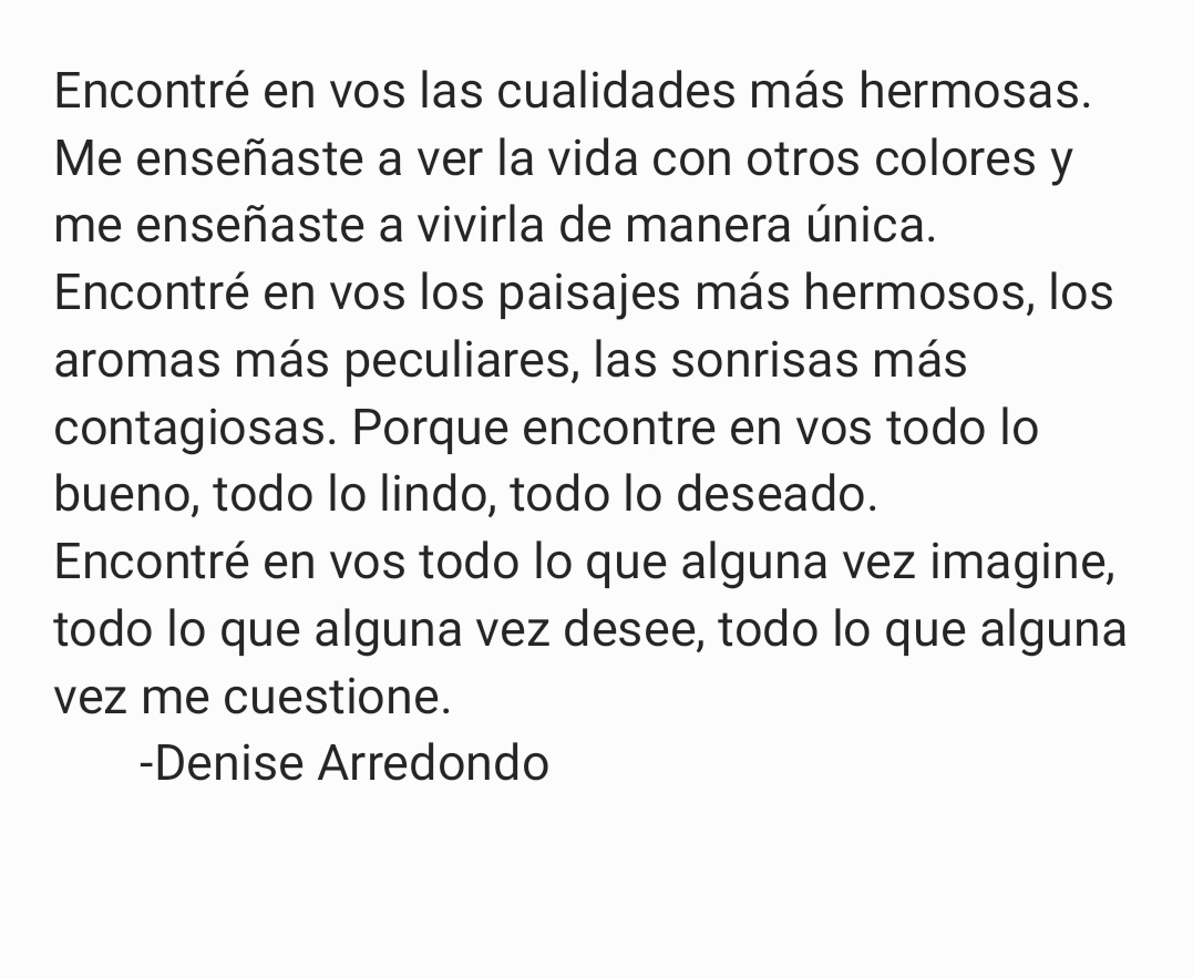 arredondoden's tweet photo. Encontré en vos las cualidades más hermosas. ♥️ https://t.co/z363dpLI4e