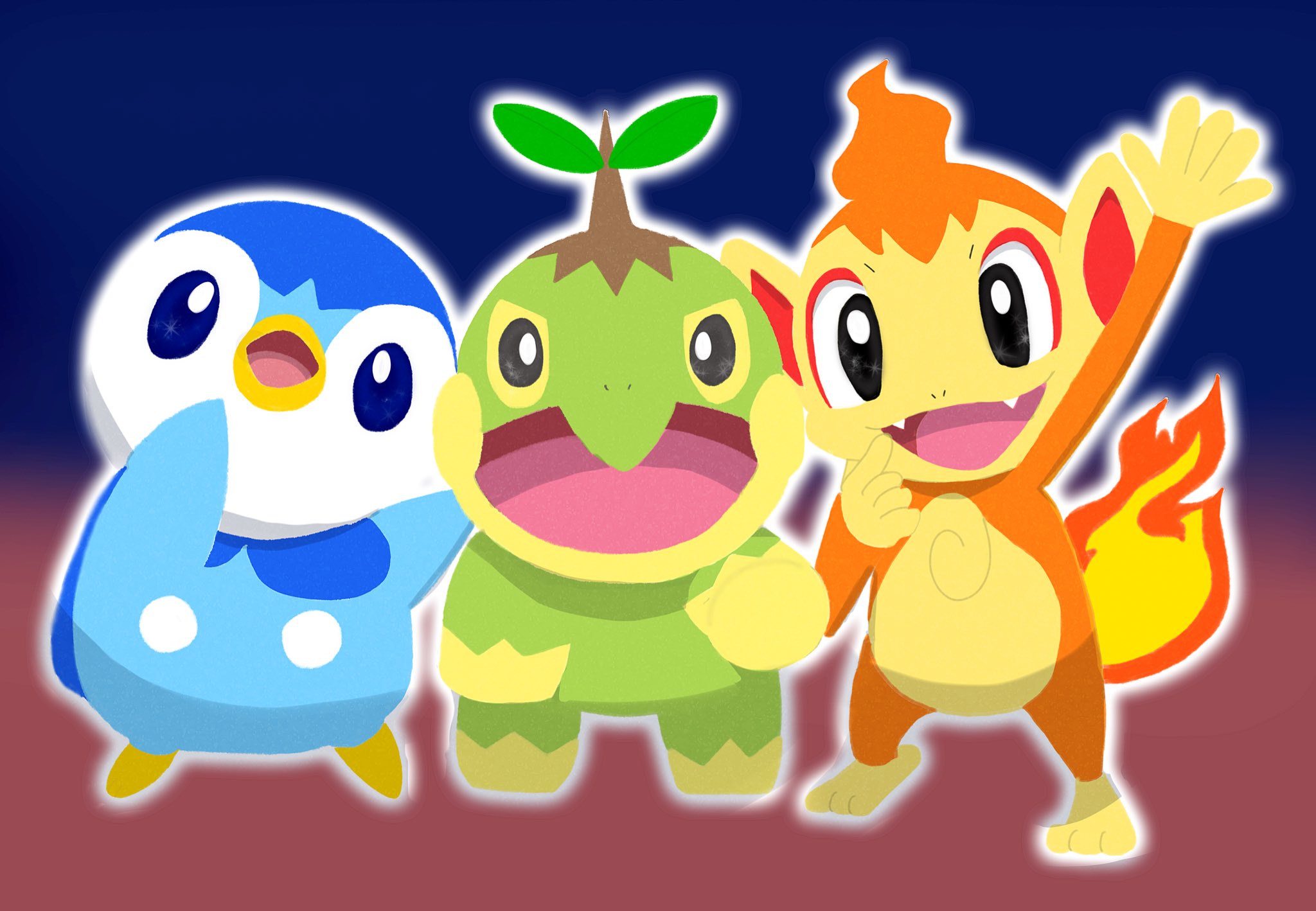 くぅまる ダイパ御三家どの子を選ぶ もちろん ポケモンイラスト ポケモンbdsp T Co Mxoxfmrvq3 Twitter