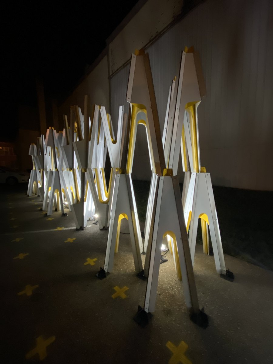 MASContext's tweet photo. Night views of @AGENCYARCHITECT's Spectral installation. https://t.co/QJaA1HpuyU