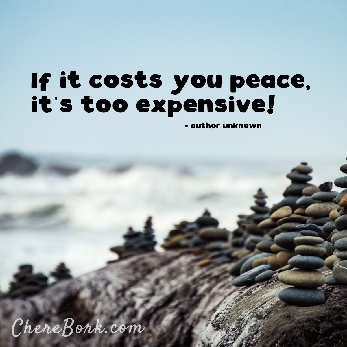 cherebork's tweet photo. If it costs you peace, it's too expensive! -Author unknown
https://t.co/rGnGjC0tFY https://t.co/2awe4qoSDB