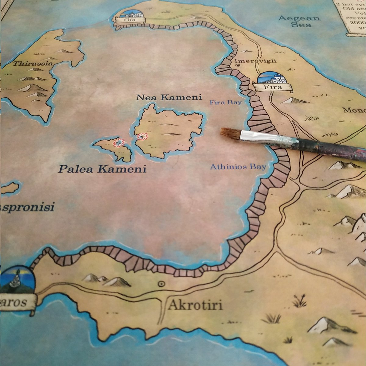 XploringMap's tweet photo. .
.
.
#map #fantasyart #fantasymaps #handdrawn #rpg #rpgmap #rpgresources #dnd #dndmaps #cartographer #cartography #artwork #illustration #art #gameart #mapping #mapmaker #ttrpg #mapmaking #worldmap #regionalmap #dungeonmap #fantasymap #papyrus #maps #medievalmap #santorini https://t.co/4o3LjZjJAh