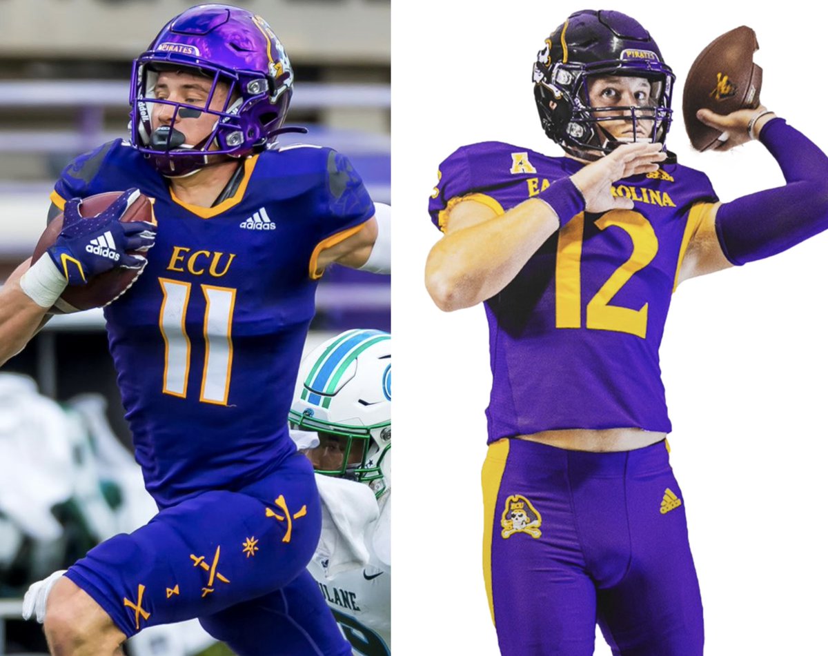 Paul Lukas on X: New uniforms for ECU. Old version on left, new