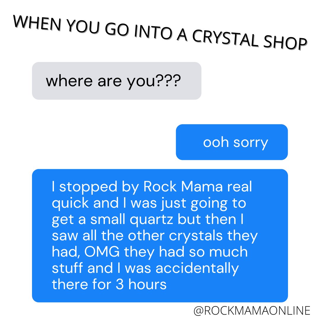 RockMamaGallery's tweet photo. We can't blame you... and can't say we didn't warn you.
#rocks #crystals #sacramento #crystalshopping #crystalshop #crystalmeme 
https://t.co/8HoSkXlBa6 https://t.co/w1OG7kM0UO