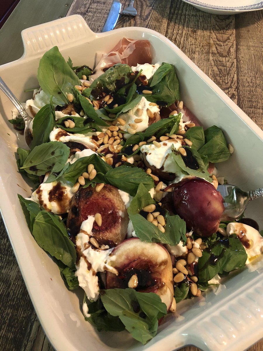 Wildfire_Deli's tweet photo. Wildfire at home - Burrata with grilled nectarines and Parma ham. #athome https://t.co/J7Zp3S2WO8