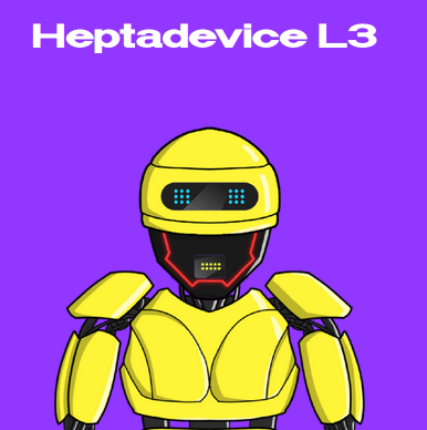LabsXona's tweet photo. DadCorp corporation is a true leader in the sphere by producing so many #BonaRobotics cyborgs!
The brand new Heptadevice L3 is one of their latest creations.
Be sure not to miss the crypto cyborg NFT sale while they're still on the market!
https://t.co/RgPGuClK0l
#NFT #BinanceNFT https://t.co/df3TGyl7vA