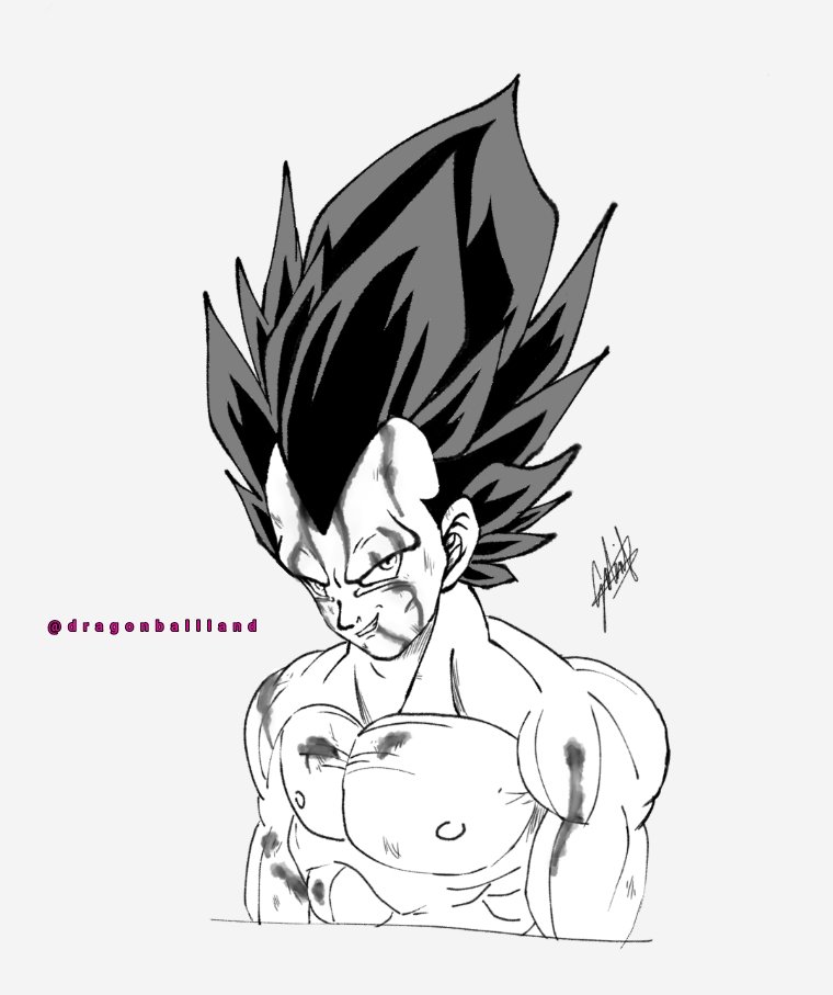 como desenhar o vegeta ego superior