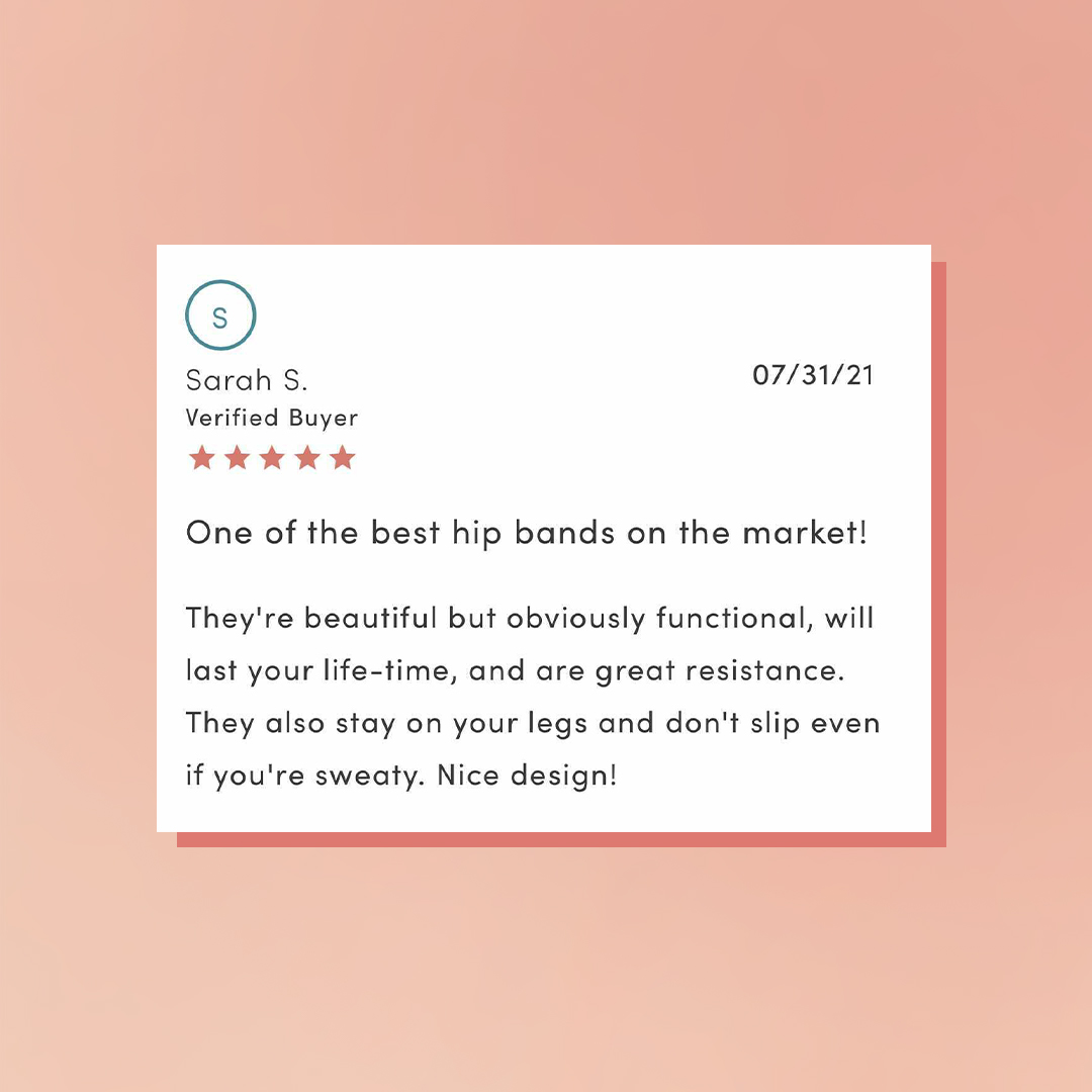 ToneItUp's tweet photo. The reviews are in 🙌 Swipe to see what the #TIUteam thinks of the new hip bands. Spoiler alert: they’re a fave. You can grab yours from the TIU shop 😉 https://t.co/PXlp67OdpT https://t.co/QMxDlzCQQE