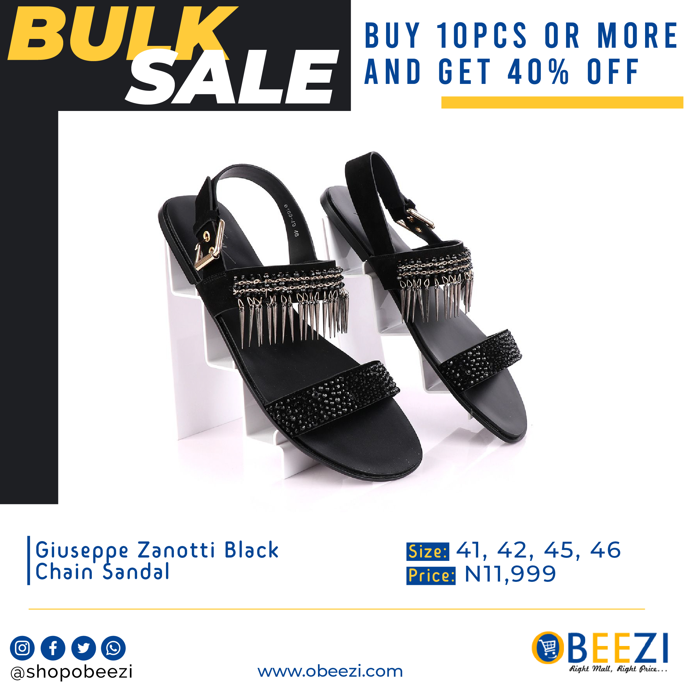 Obeezi sandals shop