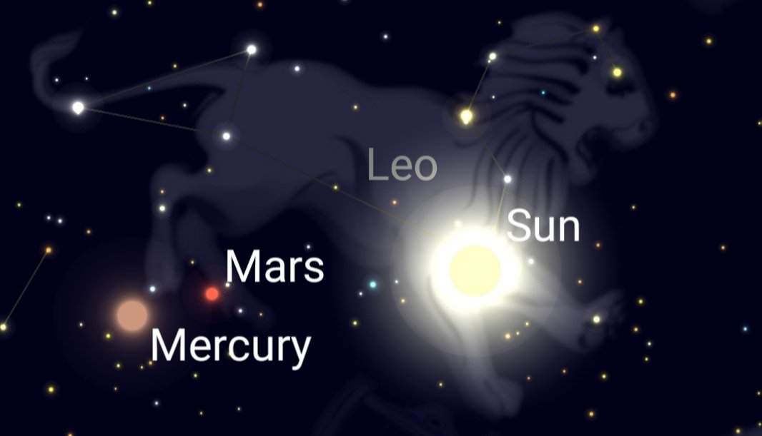 SachiTheScorpio's tweet photo. Tropical will literally tell you "The Sun, Mars, and Mercury are in Virgo" meanwhile the solar system looks like this https://t.co/UNPDPq51uN