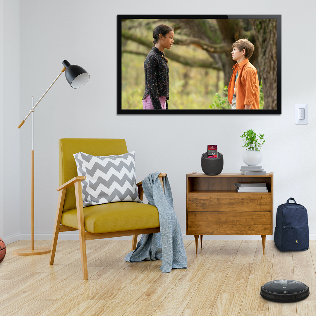 WEMO's tweet image. Keeping on schedule is hard enough. Our Stage Scene Controller makes it a little easier with simple long-press and short-press functions to manage scenes in your Apple Home app. ms.spr.ly/6014n7K8j