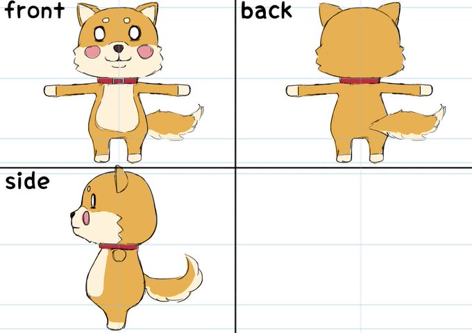 三面図のtwitterイラスト検索結果