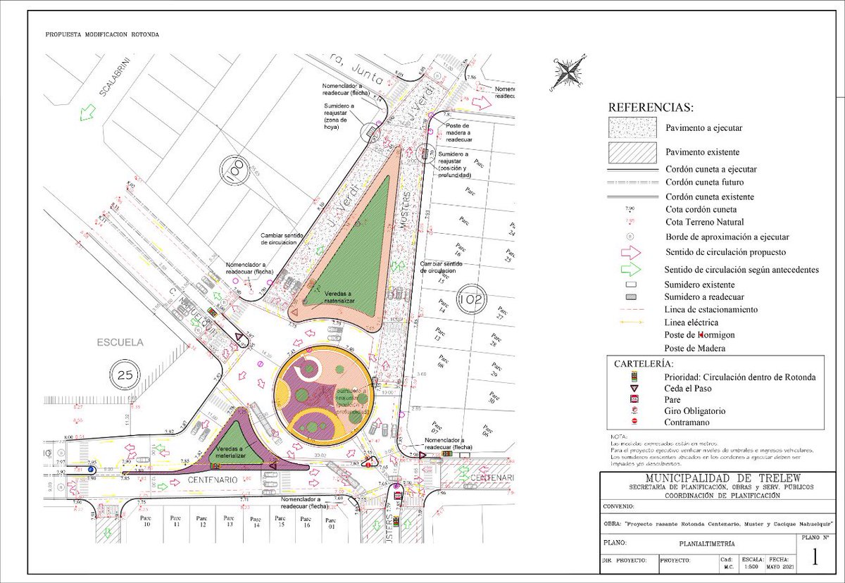 TWAMADERNA's tweet photo. Firmamos el convenio con Nación para construir la rotonda de las calles Muster, Nahuelquir y Centenario, obra de $40 millones altamente demandada por los vecinos del sector.
Gracias @gkatopodis y @martinrgill por acompañar el desarrollo de nuestra ciudad con esta nueva inversión. https://t.co/fH72hFWT6w