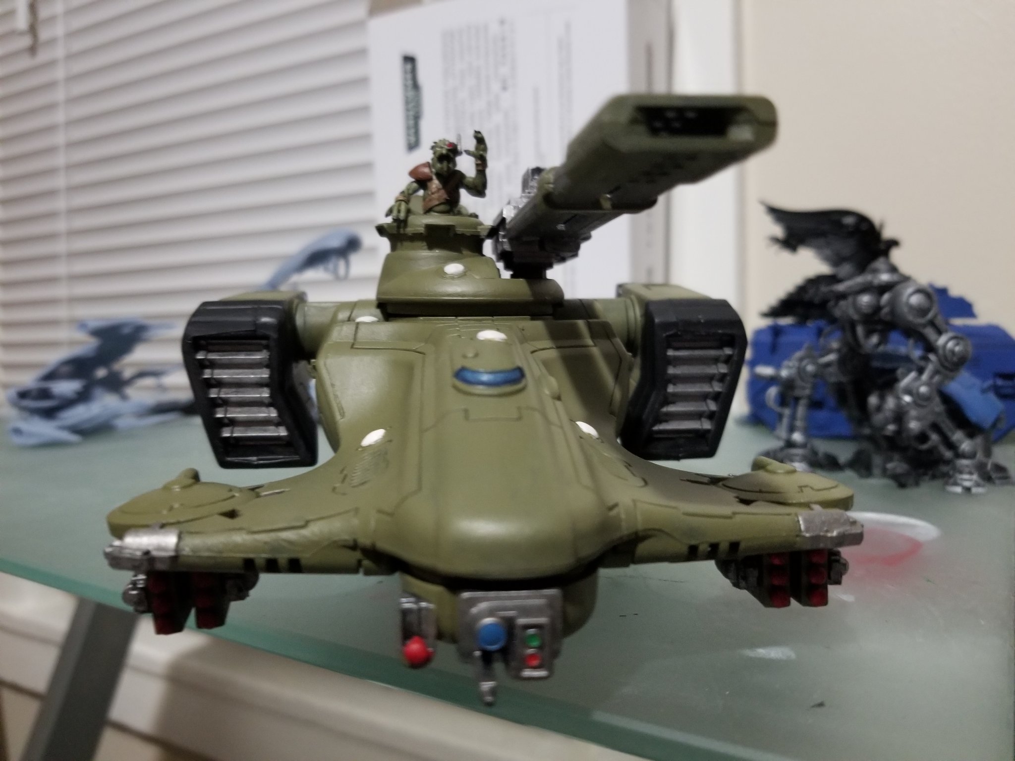 Siberian Khatru on Twitter: "Finished my Hammerhead with the Kroot  Kommander. Very exciting because it means my Kroot army is complete! I\