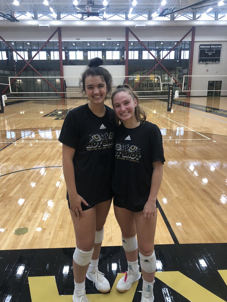 NWUVolleyball's tweet photo. Hot Shot winners from this past week of preseason practices. These girls brought the energy, drive and leadership!! Lots of good things happening this fall! #pwolfnation https://t.co/O2SyfIT2ii