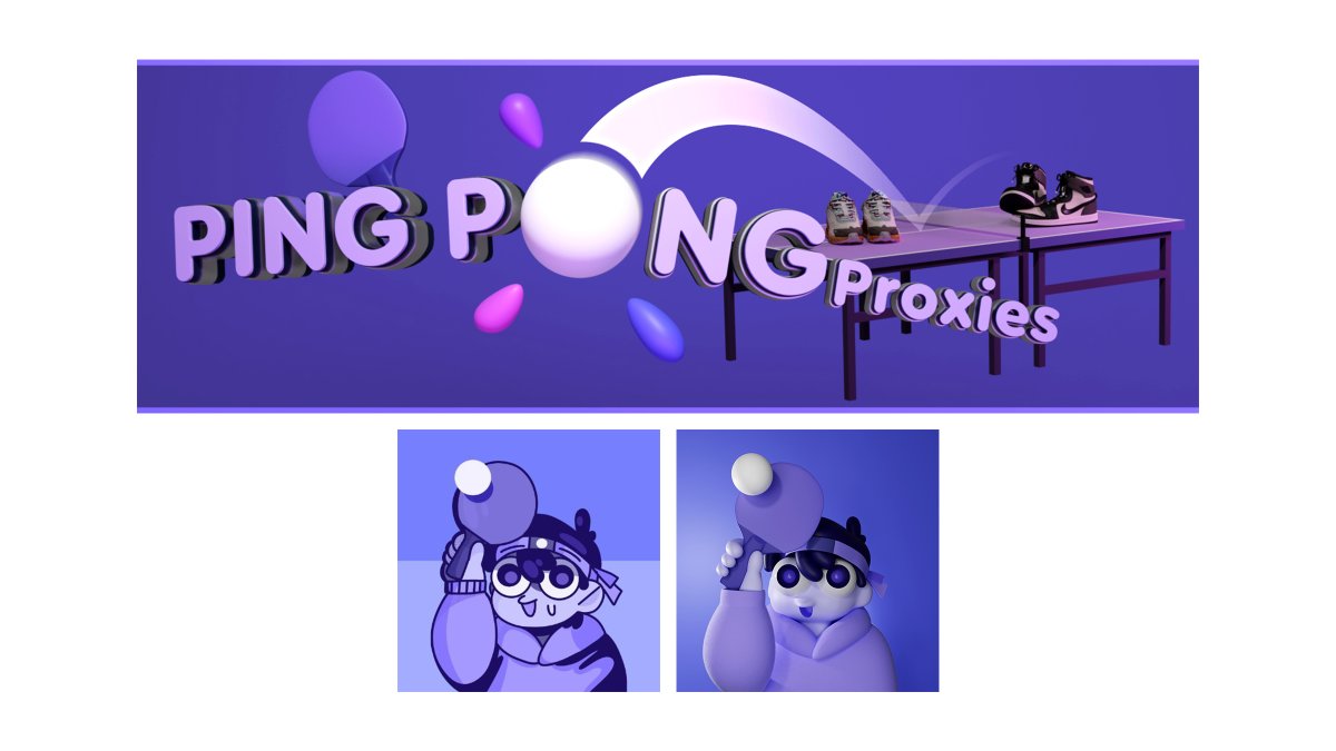 VanaxVisuals's tweet image. Bouncing around!🏓
New 3D logo and header for @pingpongproxies - requested by @yeezyslide .
I had much fun these days with making the 3D character/logo and the header. I am almost starting to be a full-time 3D artist😁.
Likes & Retweets are as always appreciated!