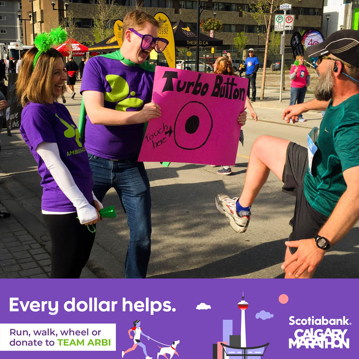 arbi_yyc's tweet image. With Team ARBI you’ve got the turbo power to Make Life Better for brain injury surviviors. Join Team ARBI at the @CalgaryMarathon or donate to the cause today.

#ScotiaCharityChallenge #runscotiabank #runcalgary #braininjuryawareness #braininjury #braininjurysupport  #TeamARBI