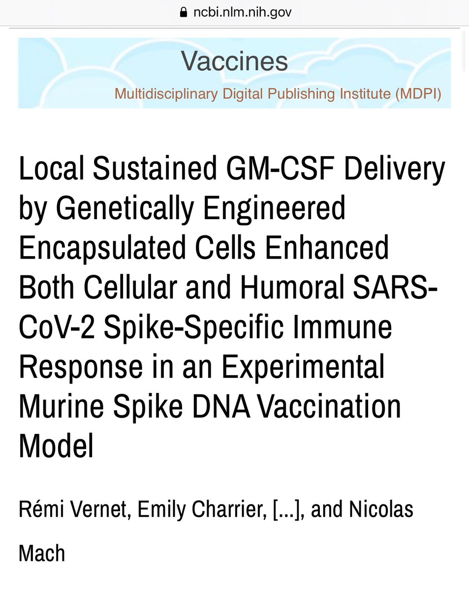 ClichyRose3's tweet photo. @arkmedic @Ducky68257909 @Daoyu15 @Fynnderella1 See this? 
GM-CSF as adjuvant funded by MaxiVAX https://t.co/06NT3bZjX1 #MaxiVAX #GMCSFadjuvant https://t.co/XIbXCXPwVo