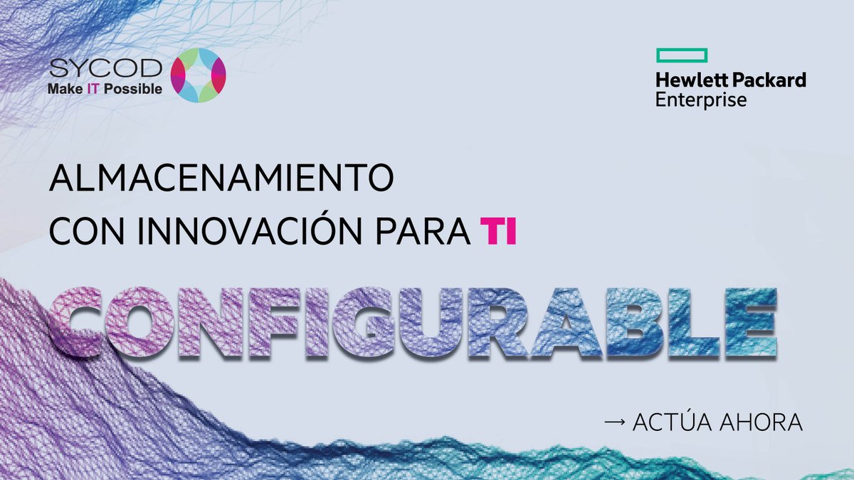 grupo_sycod's tweet photo. Con HPE Storage puedes elegir las características que más te convengan. Si necesitas asesoría, en SYCOD contamos con expertos en TI que te pueden ayudar con tu infraestructura. 

https://t.co/suqeZWEIpR  #HPE #Storage #SYCOD #Almacenamiento https://t.co/hRhAuVVjlV