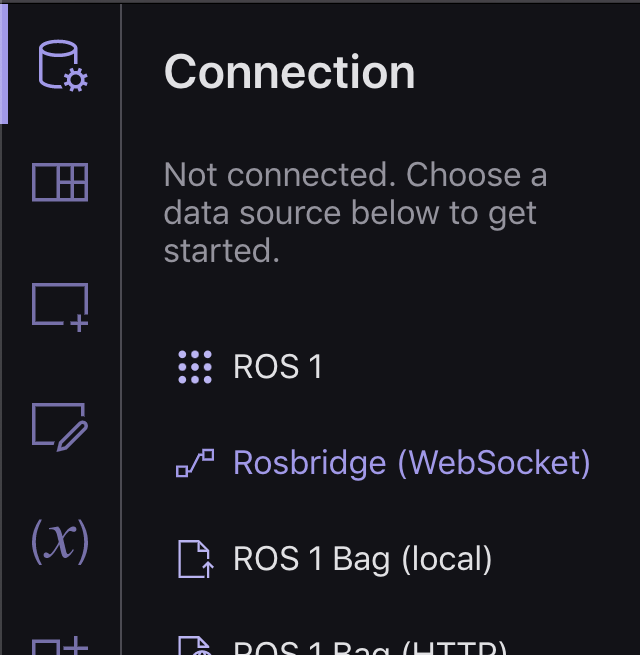 foxglove's tweet photo. The future is here! 🔮
With v0.16.0 of Foxglove Studio, the #Rosbridge (WebSocket) connection now supports both #ROS1 & #ROS2!
What other data sources would you like to see supported in Studio?
Release notes: https://t.co/QkRvvau17f
@OpenRoboticsOrg #ROS #OpenSource #Robotics https://t.co/NvVXPvWOFv