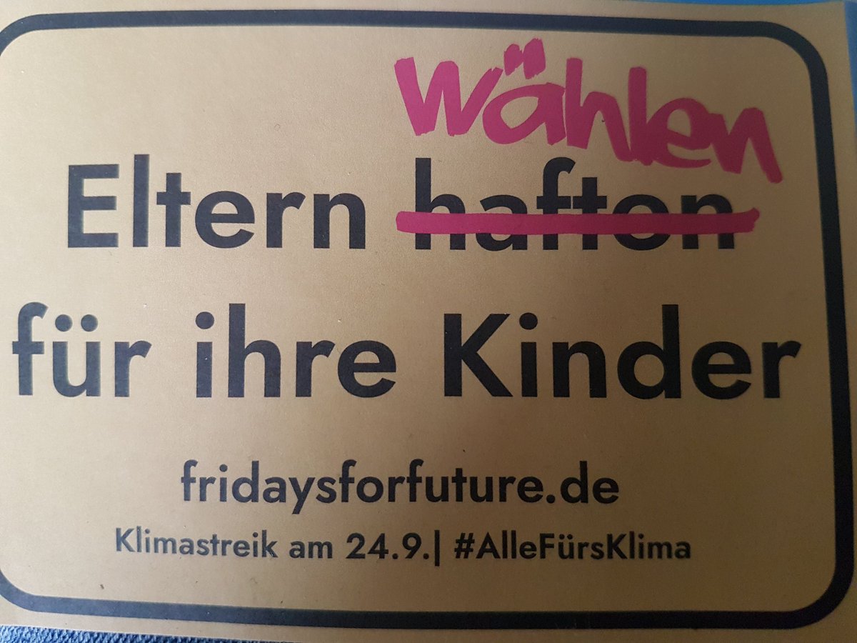 #klimastreik #ClimateCrisis  #ClimateVoteClimat2021 #AlleFuersKlima #ParisAgreement #NieMehrCDU #noafd #keepitintheground #FridaysForFuture #parentsforfuture